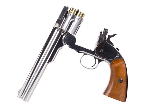 Schofield No 3 Nickel Co2 Bb Revolver Replica Pyramyd Air