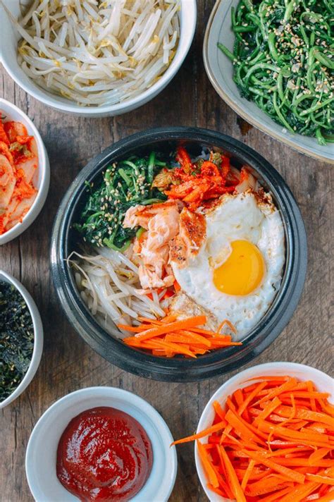 Salmon Bibimbap Korean Rice Bowl Recipe The Woks Of Life Recipe