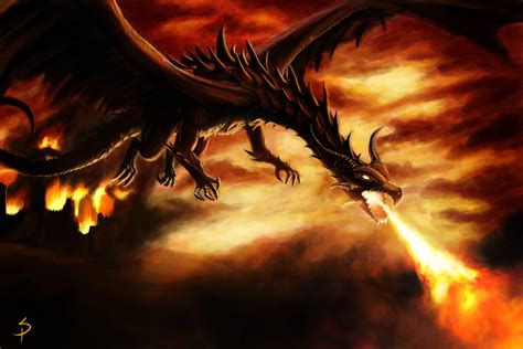 Dragon attack by SigbjornPedersen on DeviantArt
