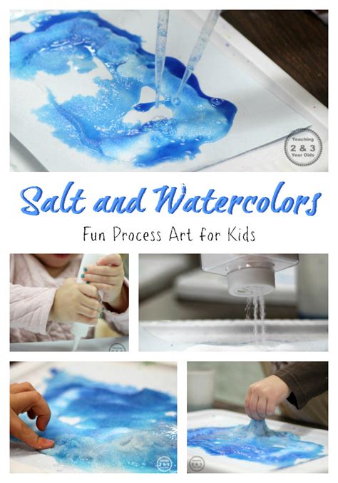 Salt And Watercolor Painting