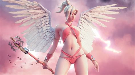 Rule 34 3d Alternate Costume Angel French Nails Highres Hydrafxx