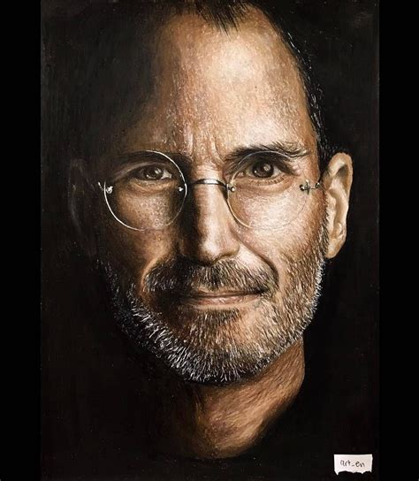 Portrait Of Steve Jobs By Arten Ig Artgully Portrait