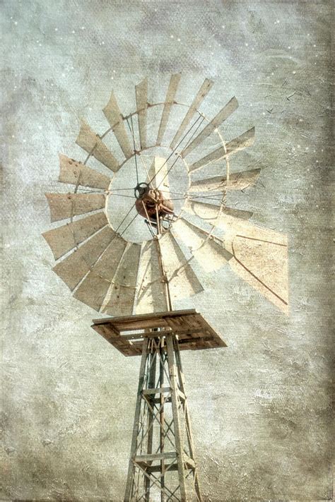 Windmill Digital Art By Ramona Murdock