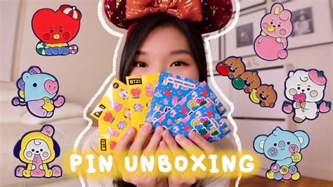 New Bt21 Jelly Candy Blind Box Mystery Pin Unboxing Youtube