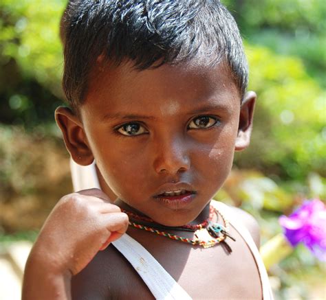 Sri Lanka Mensen Kinderen