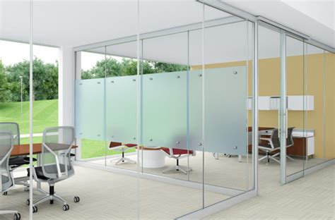 Modular Glass Partitions Walls And Cabinet For Office