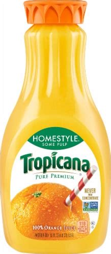 Tropicana Pure Premium Non Gmo Orange Fruit Juice 52 Fl Oz Smiths