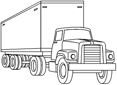 Truck Black And White Clipart Clipart Suggest
