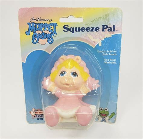 Vintage 1989 Remco Baby Jim Hensons Muppet Babies Squeeze Pal Miss