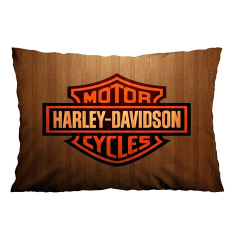 You can also purchase extra harley davidson pillows to maximize the comfort of your bed! HARLEY DAVIDSON LOGO Pillow Case Cover Recta | Harley ...