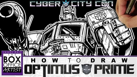How To Draw Transformers Optimus Prime Youtube