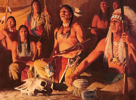 Peace On The Plains David Mann Native American Paintings Native