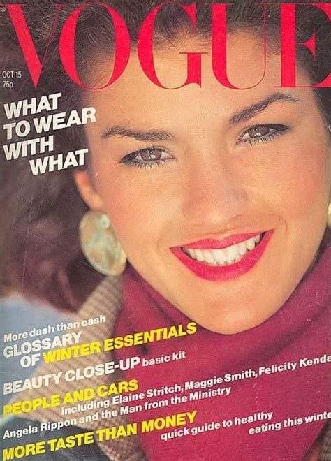 Janice Dickinson Throughout The Years In Vogue Janice Dickinson