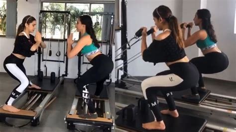 Must Watch Sara Ali Khans Intense Workout Videos Hindi Movie News