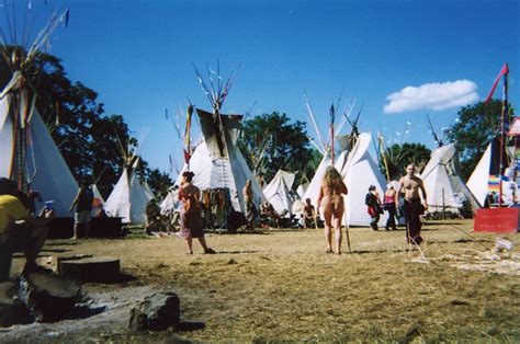 Naked Lady In The Teepee Field Glasto Em Flickr Flickr