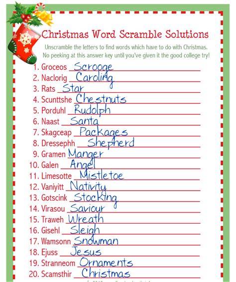 46 Word Scramble Worksheet For Adults For Your Homework