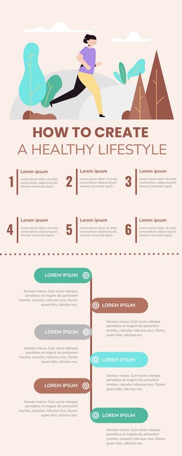Create A Healthy Lifestyle Infographic Visual Paradigm Blog