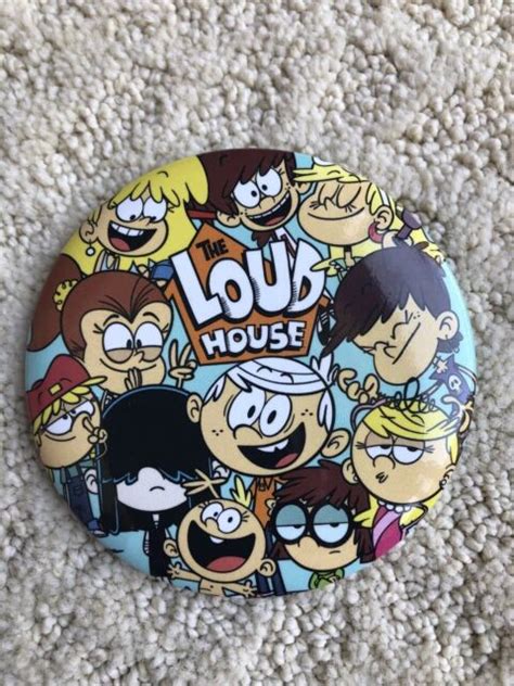 Sdcc 2019 Exclusive Nickelodeons The Loud House Large Pin Button Promotional Ebay