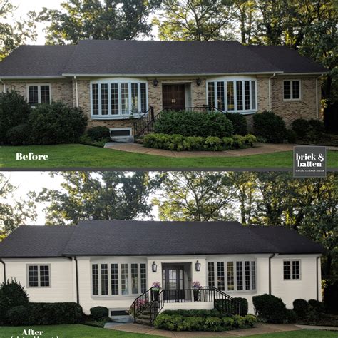Ranch Homes Before And After Makeover Blog Brickandbatten Brick
