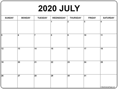 June July And August Calendar 2020 Printable Example Calendar Printable