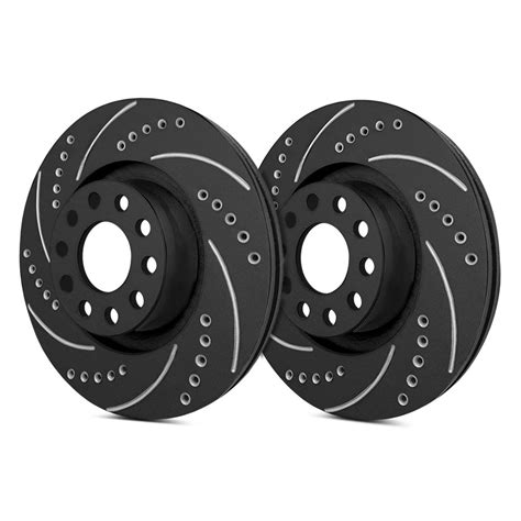 Sp Performance® Drilled And Slotted Brake Rotors