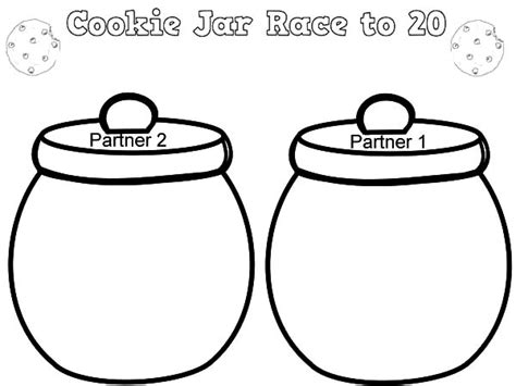 Free Printable Cookie Jar Coloring Page Cookie Jar Coloring Page At
