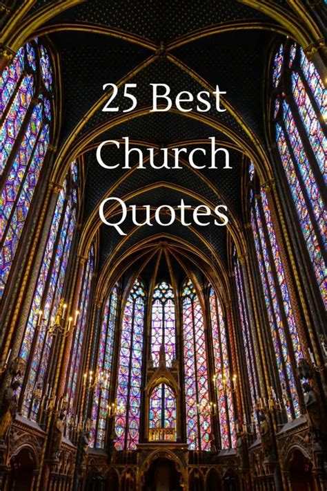 25 Best Church Quotes And Sayings To Inspire You