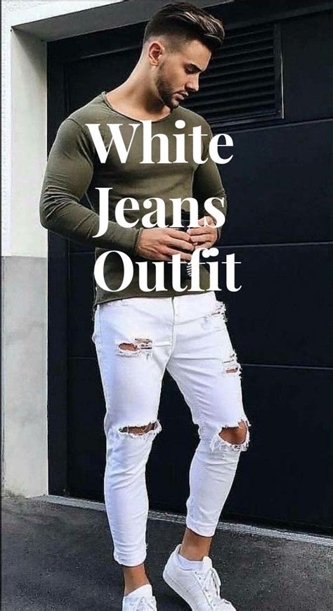 white jeans outfit men how to style white jeans jeans outfit men mens fashion summer outfits