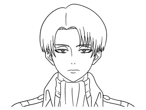 Print Levi Ackerman Coloring Page Free Printable Coloring Pages For Kids