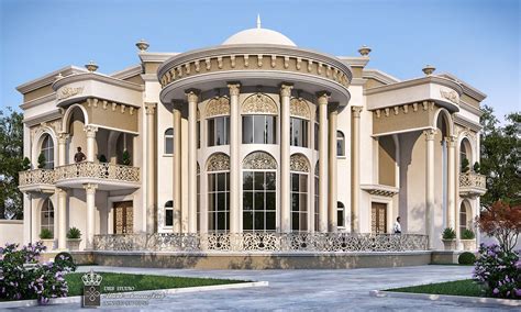 New Classic Palace On Behance Classic House Exterior Architect House