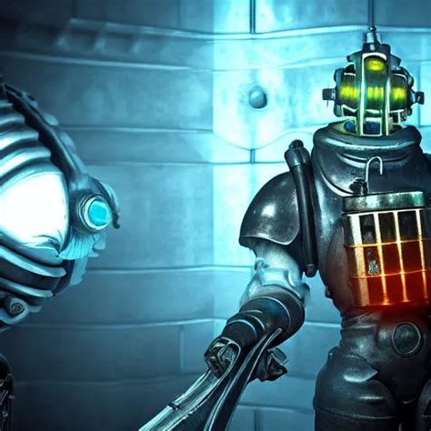Isaac Clarke As A Bioshock Big Daddy Unreal Engine 5 Stable