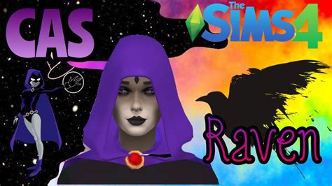 The Sims 4 Cas Raven Teen Titans Youtube