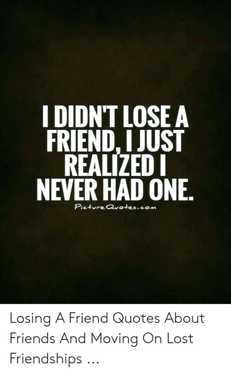 Quotes Friendship Lost