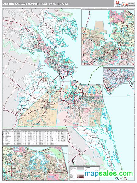 Norfolk Va Zip Code Map Maping Resources