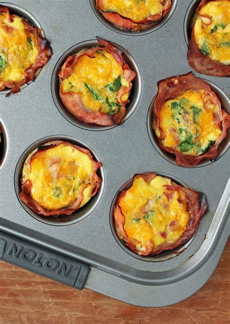 Ham And Cheese Egg Cups Emily Bites Recipe Egg Cups Recipe