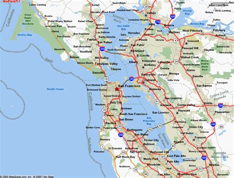 Map Of San Francisco California Travelsmapscom