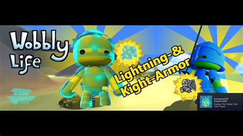Wobbly Life Lightning Armor And Knight Armor Lets Find Youtube