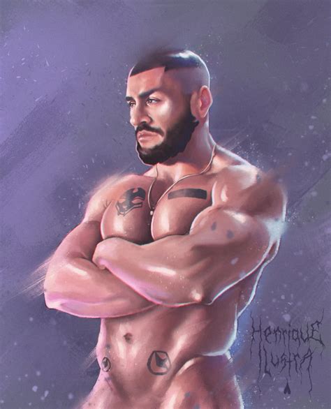 Rule 34 Arms Crossed Caucasian Caucasian Male Francois Sagat Gay Pornstar Henriqueilustra Male