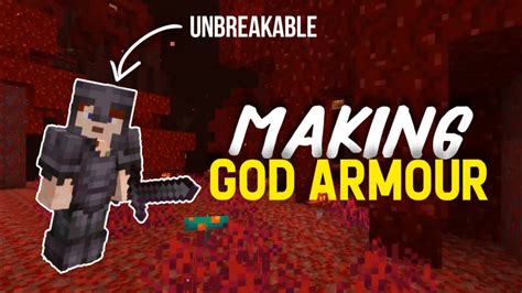 I Made God Armor In Minecraft Using Unlimited Netherite Trick Minecraft
