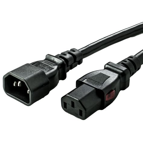 Buy Black 10a C14 C13 A Lock Power Cords