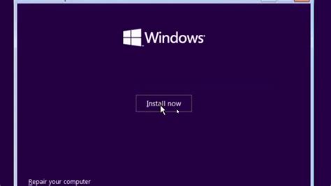 How To Install Win 10 Youtube