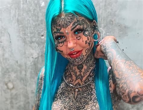 Tattoo Model Strips Down To Microbikini To Flaunt Ink That Covers 98
