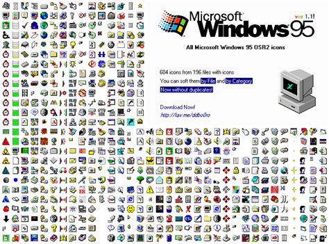 Windows 95 ALL ICONS by Vovan29 on DeviantArt png image