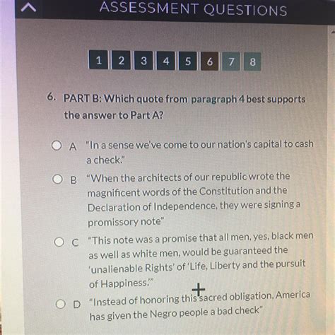 Other than the bloodstained cloth, but their only reason for thinking so was that. Commonlit Answers I Have A Dream : Common Lit Patricia ...