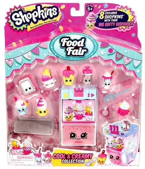 Shopkins Food Fair Cool Creamy Collection Theme Pack Moose Toys Toywiz