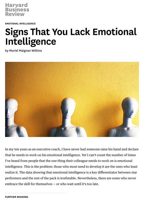 Pdf Signs That You Lack Emotional Intelligence Hbr Dokumentips