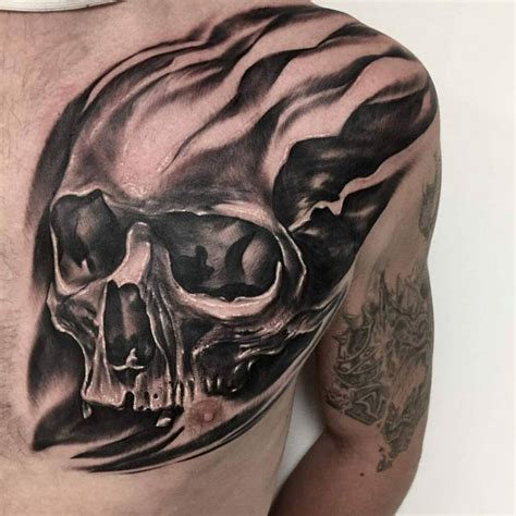 101 Best Chest Skull Tattoo Ideas That Will Blow Your Mind