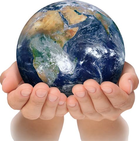 Hand Holding A Globe Two Hand Holding Globe 801x815 Png Download