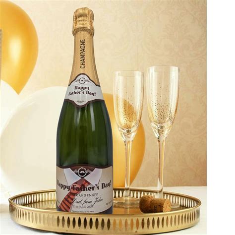 Though ordering another polo shirt or popular tech product could prove useful, you can be sure that a personalized gift is an option that will be. Father's Day Personalised Champagne Gift | The Perfect Dad ...