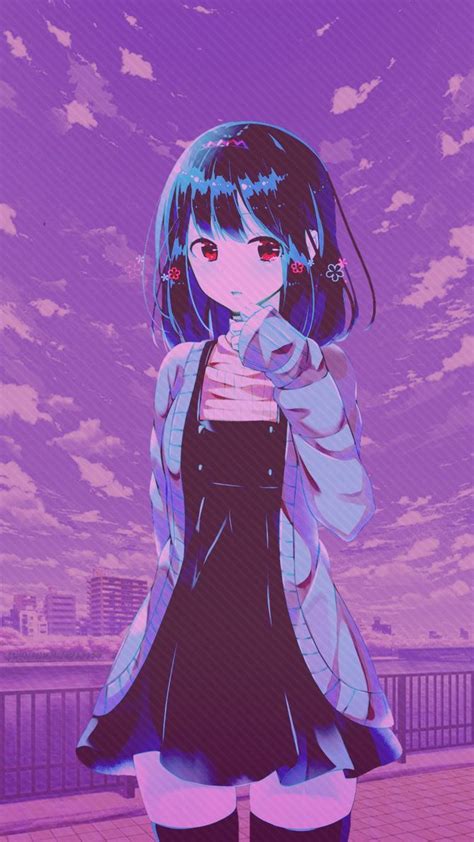 Aesthetic Anime Phone Girl Wallpapers Wallpaper Cave